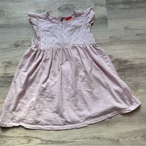 Joe Fresh Soft Pink Flutter Sleeve Dress